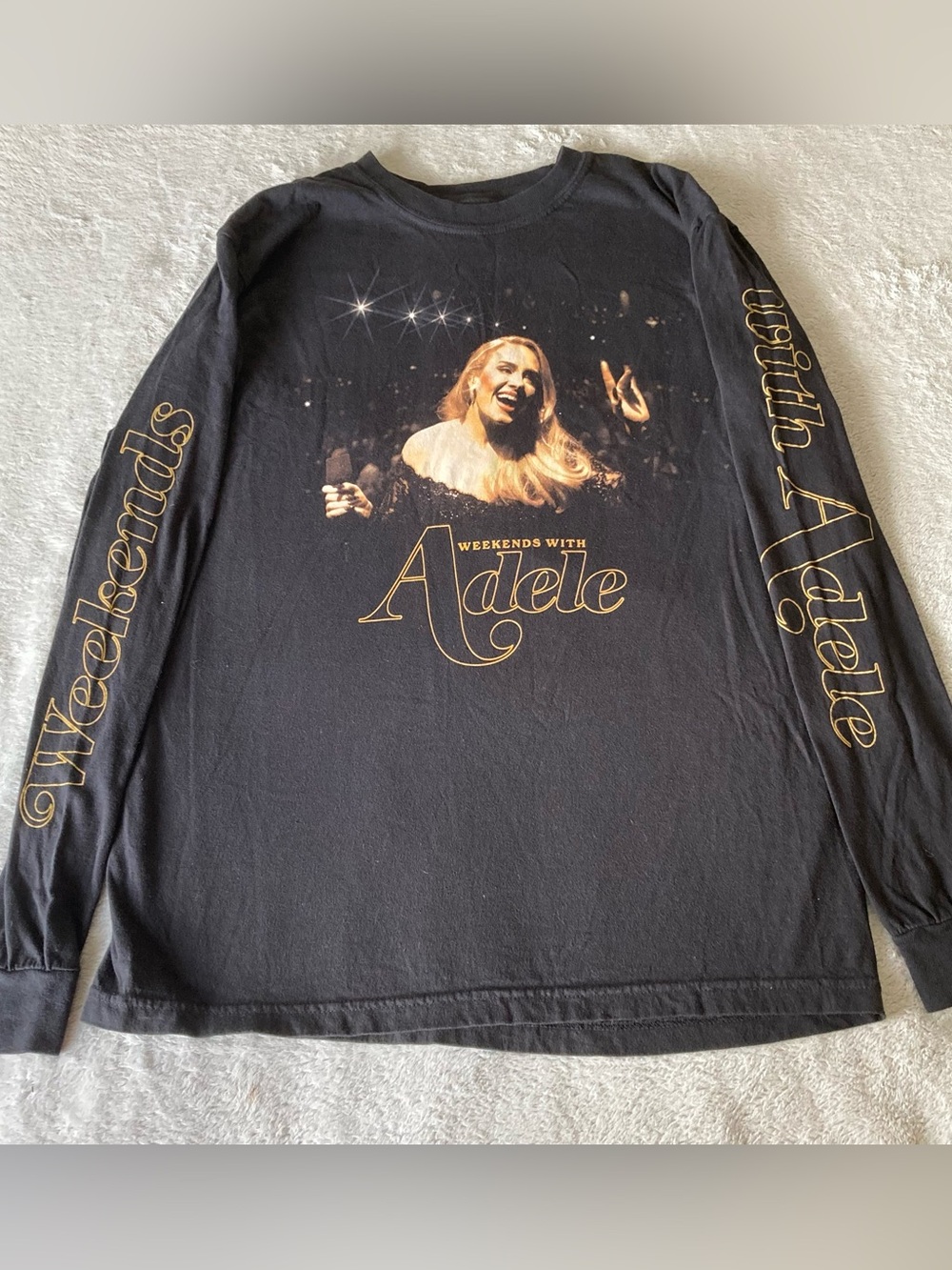Weekends With Adele Las Vegas The Colosseum Long Sleeve Shirt Mens Sz M Rare